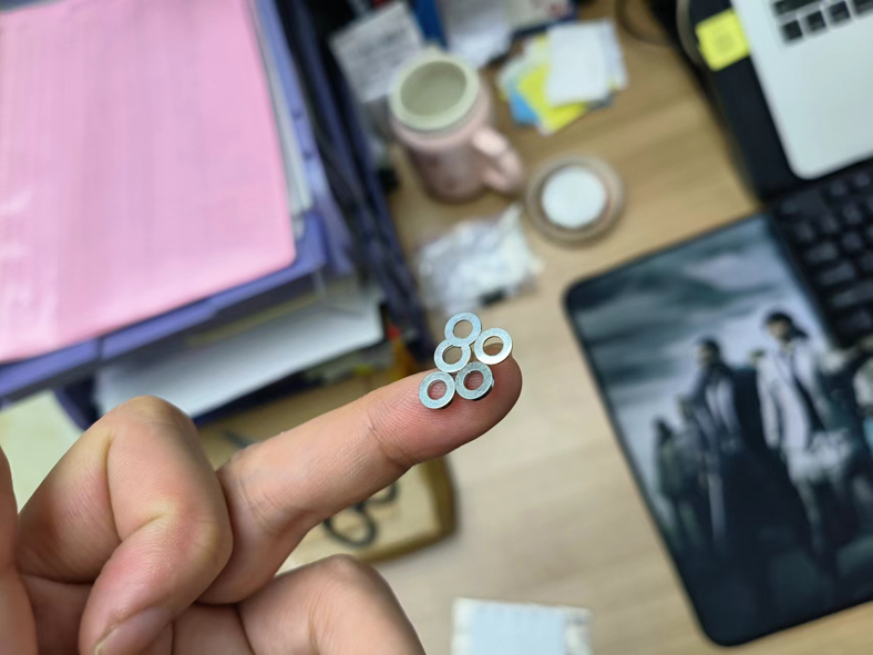 超薄环形钕磁铁,0.5mm厚